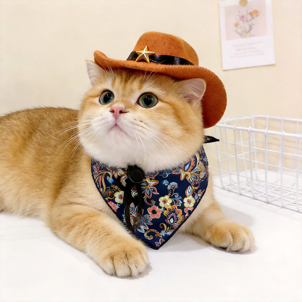 Western Cowboy Pet Hat