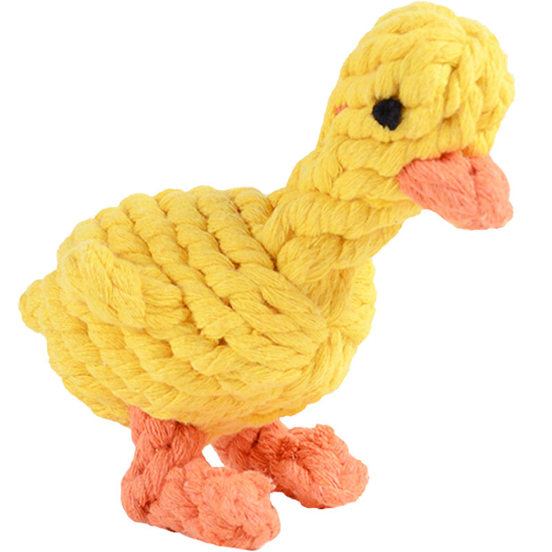 Handwoven Cotton Rope Dog Toy for Interactive Play