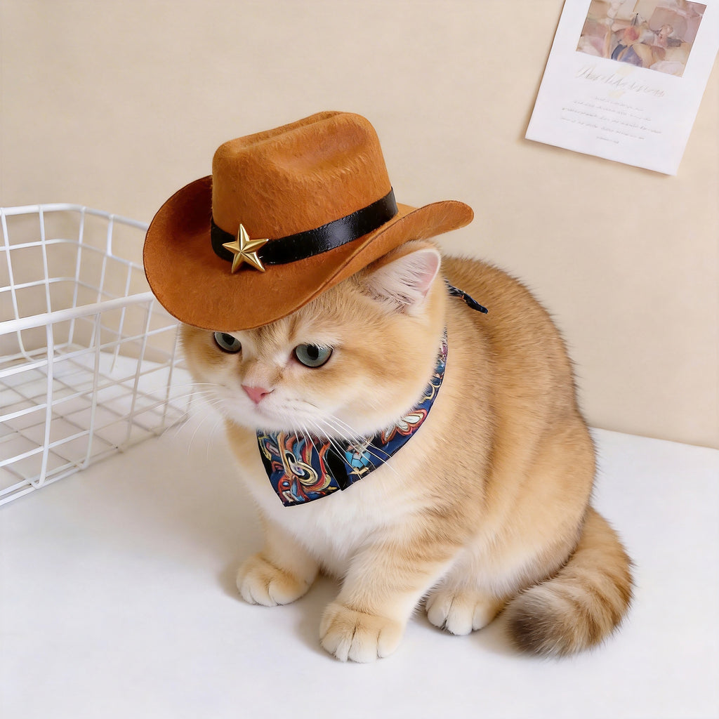 Western Cowboy Pet Hat