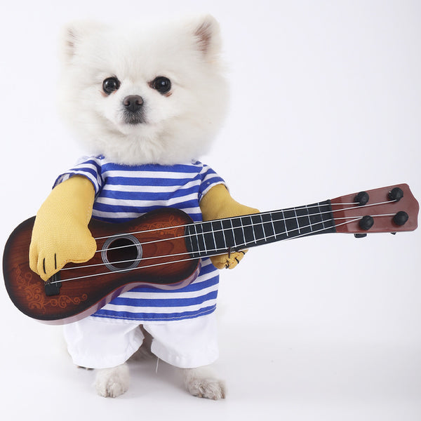 Funny Guitar Costume for Small Dogs