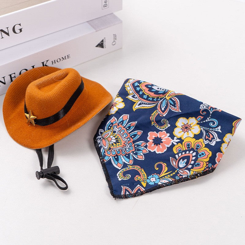 Western Cowboy Pet Hat